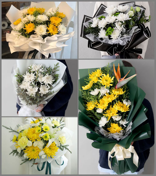 贵州六盘水盘县保基乡垤腊组村白事花束代送